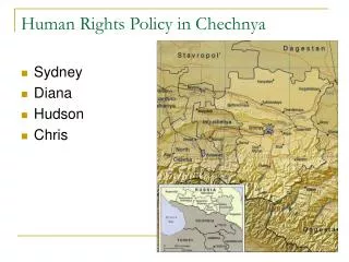 Human Rights Policy in Chechnya