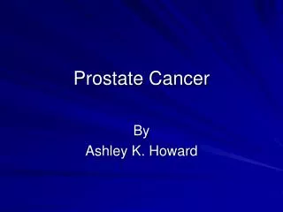 prostate cancer