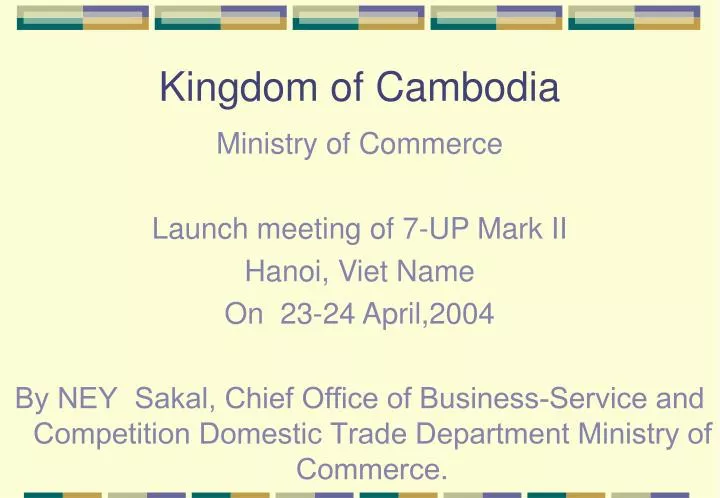 kingdom of cambodia