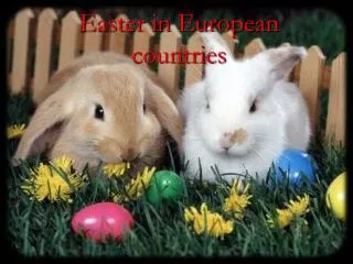 Easter in European countries