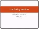 Life During Wartime - slide 1