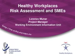 Healthy Workplaces Risk Assessment and SMEs