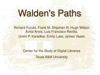 Walden's Paths