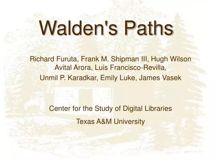 walden s paths