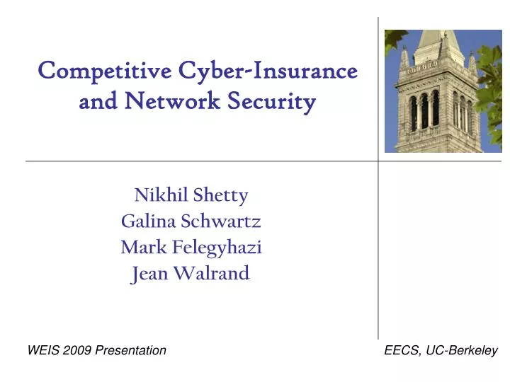 competitive cyber insurance and network security