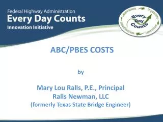 ABC/PBES Costs