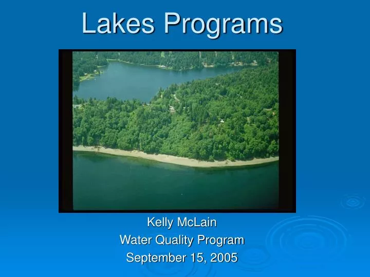 lakes programs