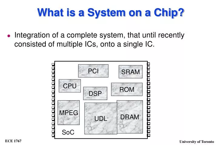 what is a system on a chip