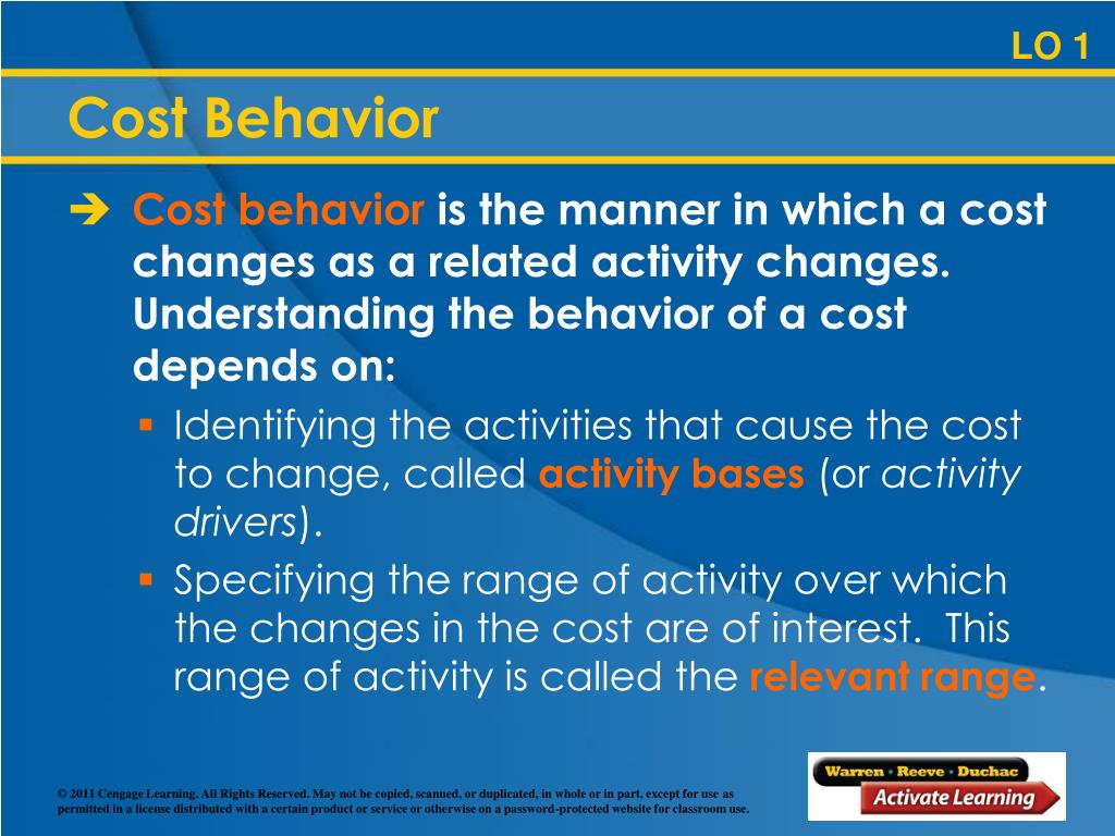 PPT - Cost Behavior PowerPoint Presentation, free download - ID:575172