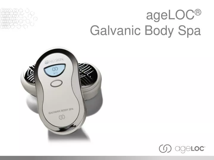 Galvanic body spa for a more contured, smoother and firmer looking