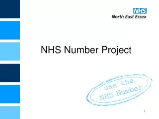 NHS Number Project