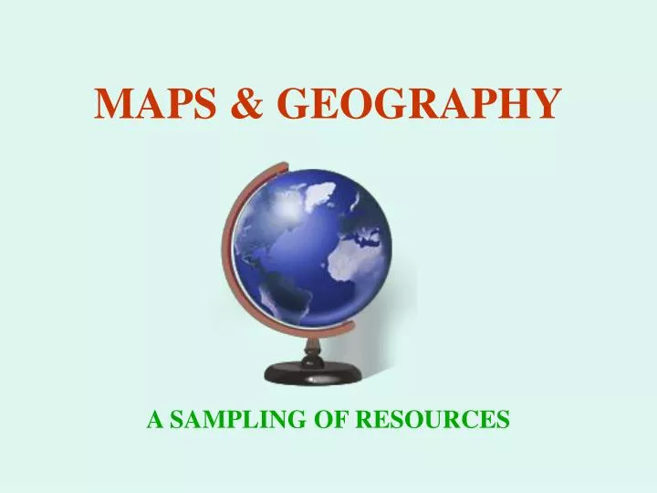 maps geography