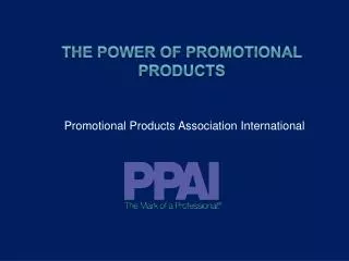 The Power of Promotional Products
