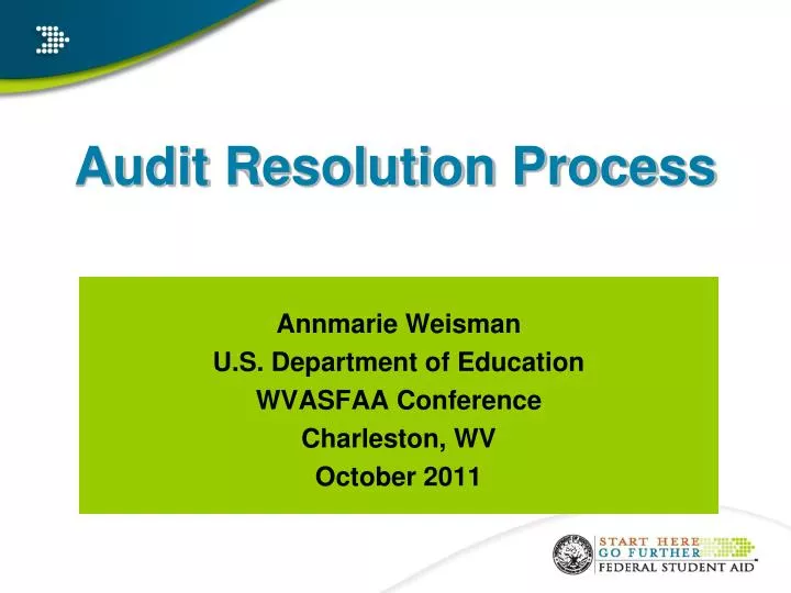 audit resolution process