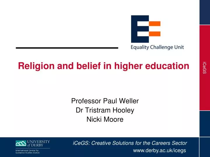 religion and belief in higher education
