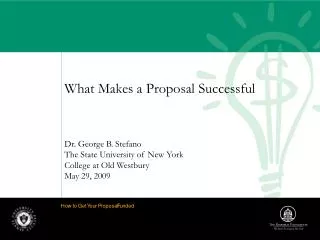 What Makes a Proposal Successful