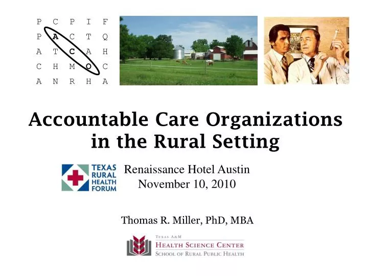 accountable care organizations in the rural setting
