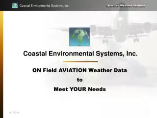 Coastal Environmental Systems, Inc.