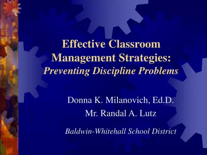 effective classroom management strategies preventing discipline problems
