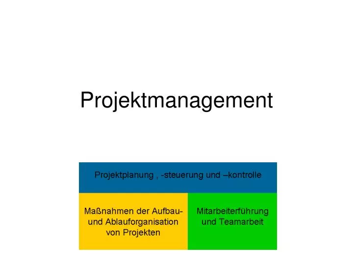 projektmanagement