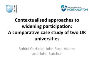 Contextualised approaches to widening participation: A comparative case study of two UK universities
