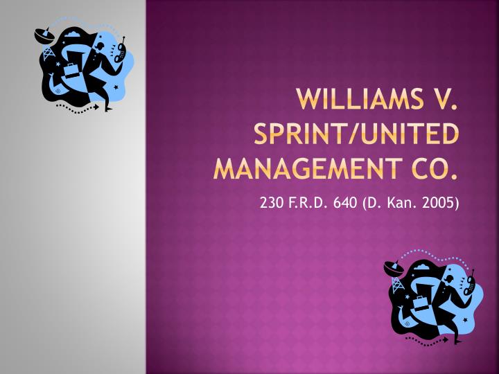 williams v sprint united management co