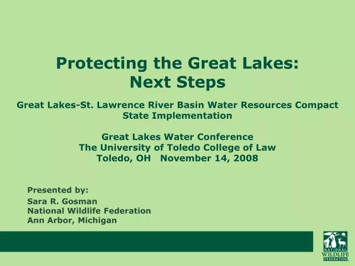 protecting the great lakes next steps