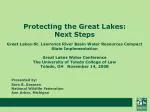 Protecting the Great Lakes: Next Steps - slide 1