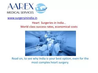 Heart surgery in India - Advantages