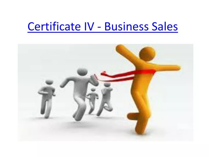 certificate iv business sales