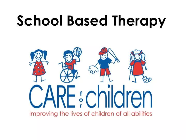 school based therapy