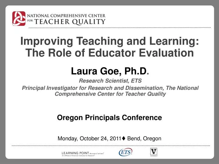 improving teaching and learning the role of educator evaluation