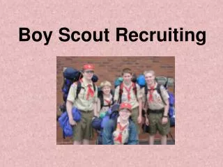 Boy Scout Recruiting