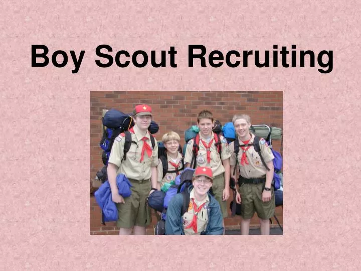 boy scout recruiting