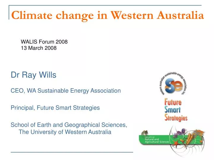 climate change in western australia