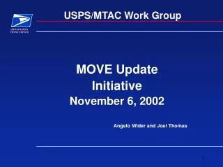 USPS/MTAC Work Group