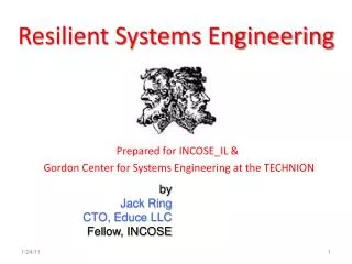 Resilient Systems Engineering