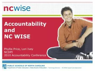 Accountability and NC WISE