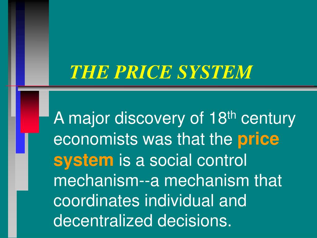 PPT - THE PRICE SYSTEM PowerPoint Presentation, free download - ID:576849