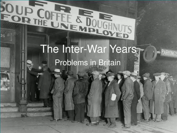the inter war years