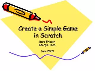 Create a Simple Game in Scratch