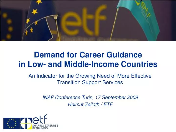 demand for career guidance in low and middle income countries