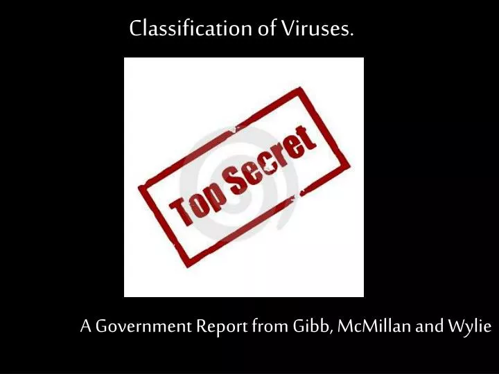 classification of viruses