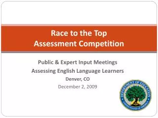 Race to the Top Assessment Competition