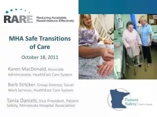 MHA Safe Transitions of Care