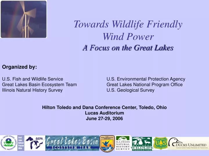 towards wildlife friendly wind power a focus on the great lakes