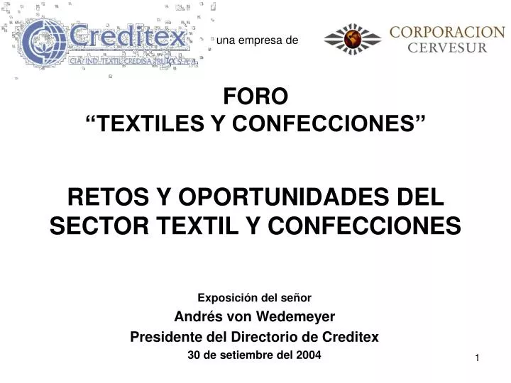retos y oportunidades del sector textil y confecciones