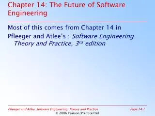 Chapter 14: The Future of Software Engineering