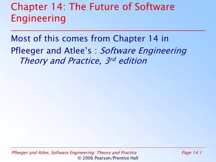 chapter 14 the future of software engineering