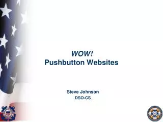 WOW! Pushbutton Websites